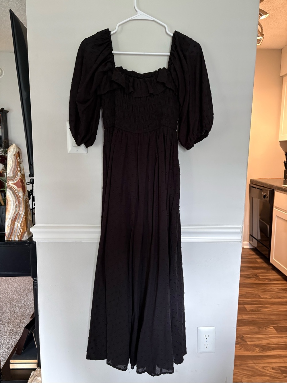 Women’s Black Milkmaid Dress